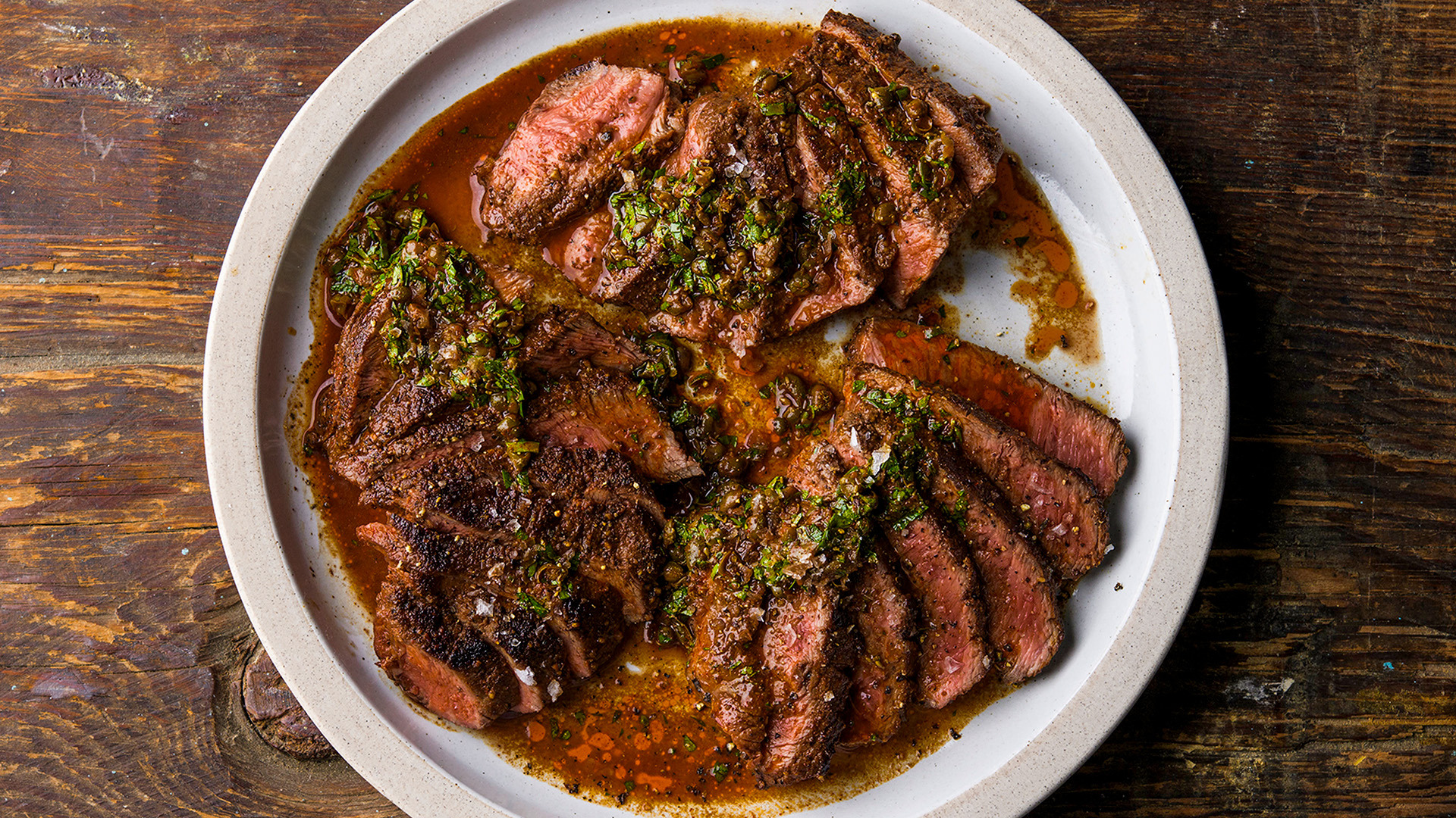 Pan-Seared Steak with Garlic Butter