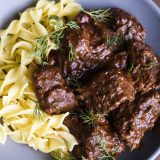 Austrian Beef Stew with Paprika and Caraway (Goulash)